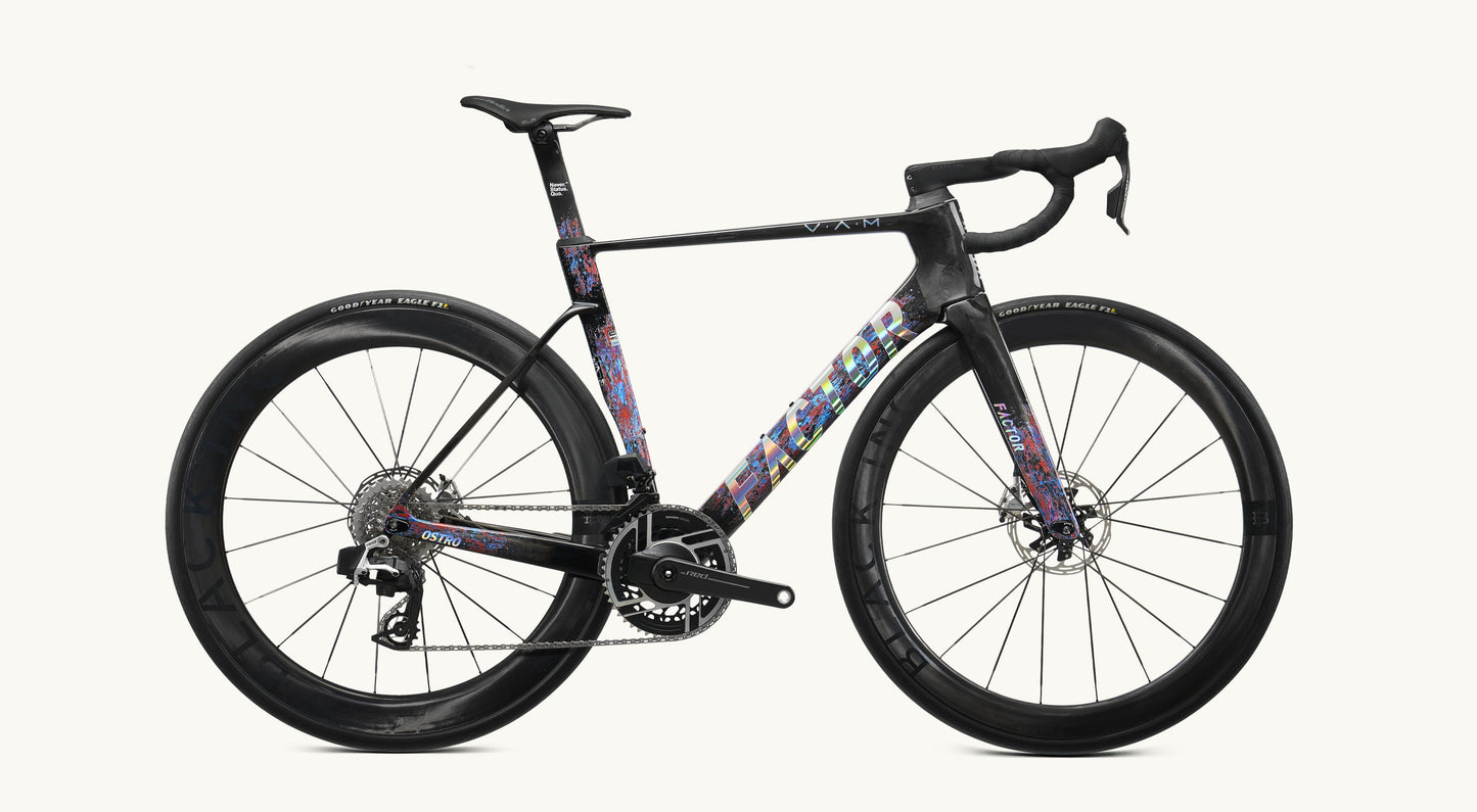 Factor - Ostro VAM 2.0 Édition Tour de France Vélos de route Factor Noir (édition Tour de France) Sram Red avec Powermeter 54
