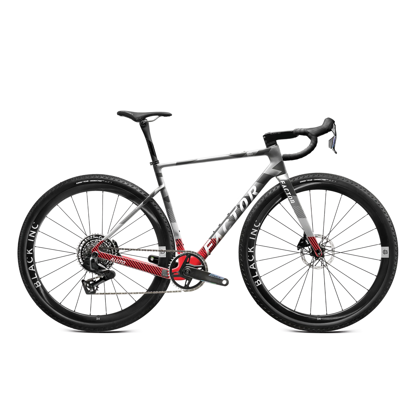 Factor Aluto Complete Factor Grey SRAM Force Road Bikes with Powermeter 52