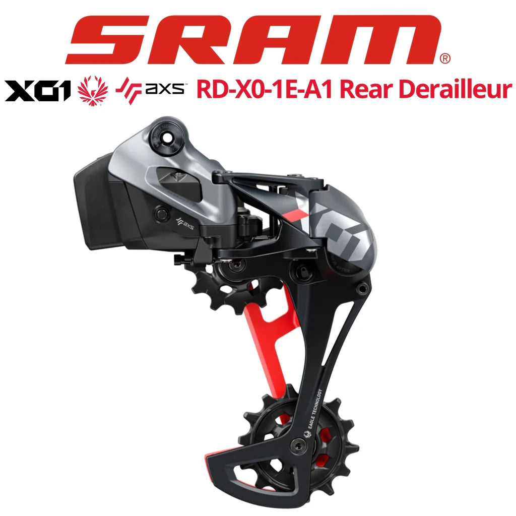 Sram X01 Eagles AXS, dérailleur arrière 12v velocartel Red