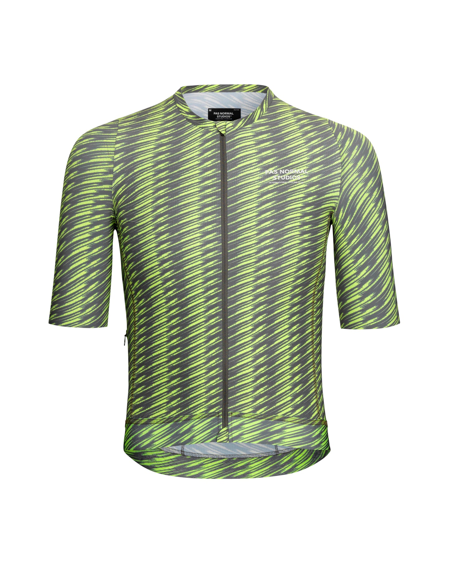 Pas Normal Studios Maillot Solitude Homme SS24 Maillots Pas Normal Studios S Dark Moss / Lime green