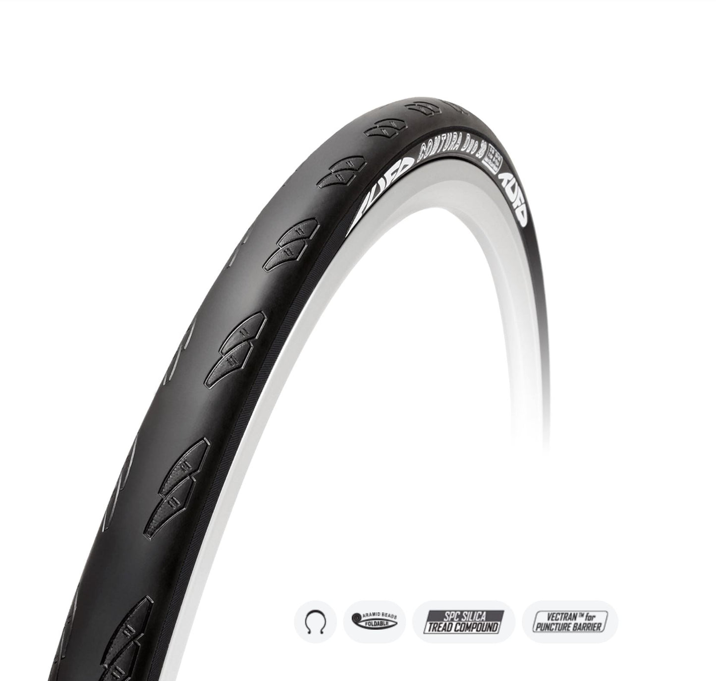 Tufo - Pneu Route Comtura Duo Pneus Tufo Black 25mm