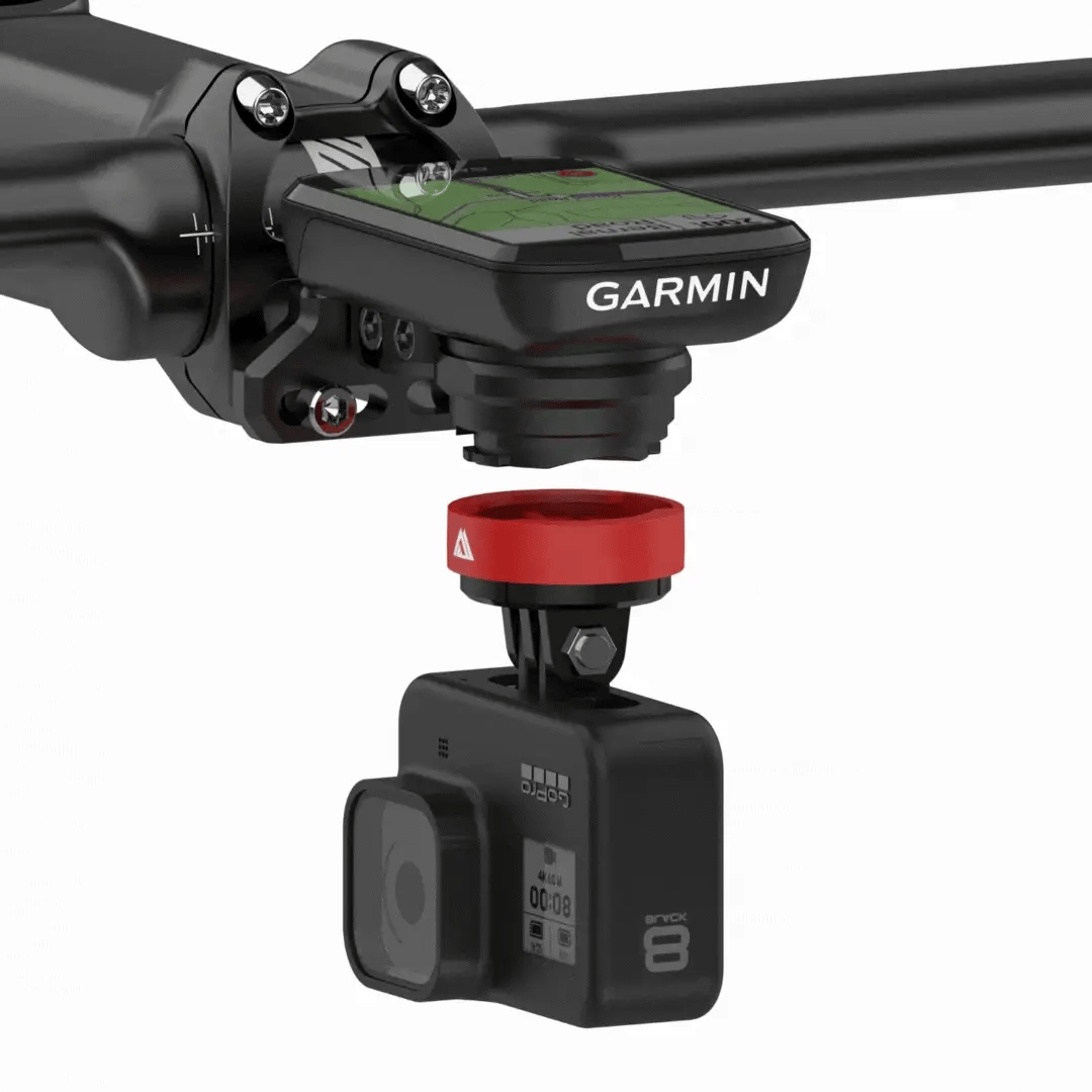 KOM CYCLING - Support à Ordinateur et Go pro (ou lumière) Supports à cyclomètres KOM CYCLING