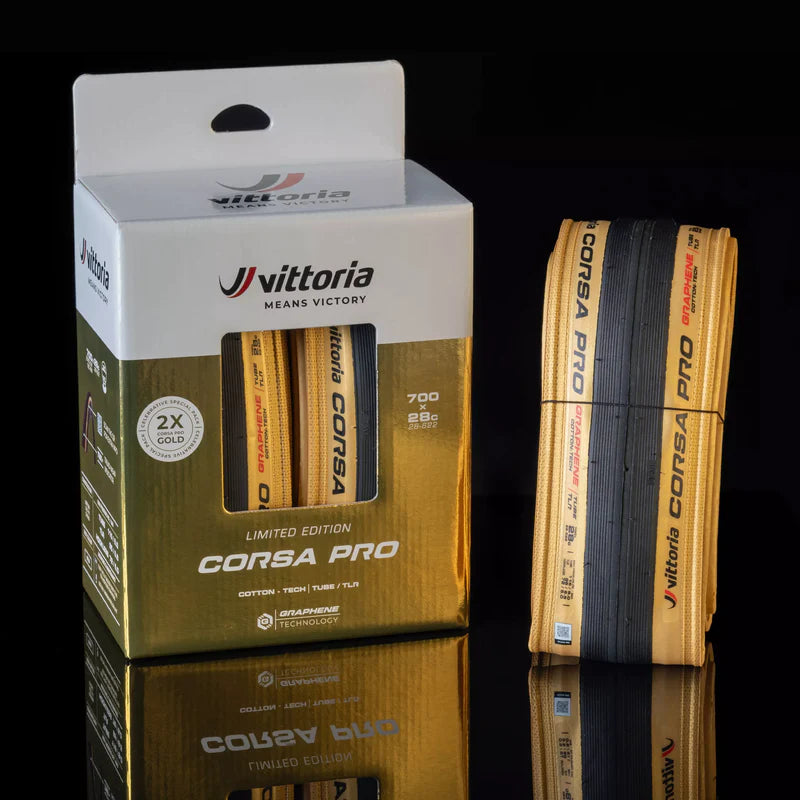 Vittoria - Pneus Corsa PRO Gold Edition Pneus Vittoria