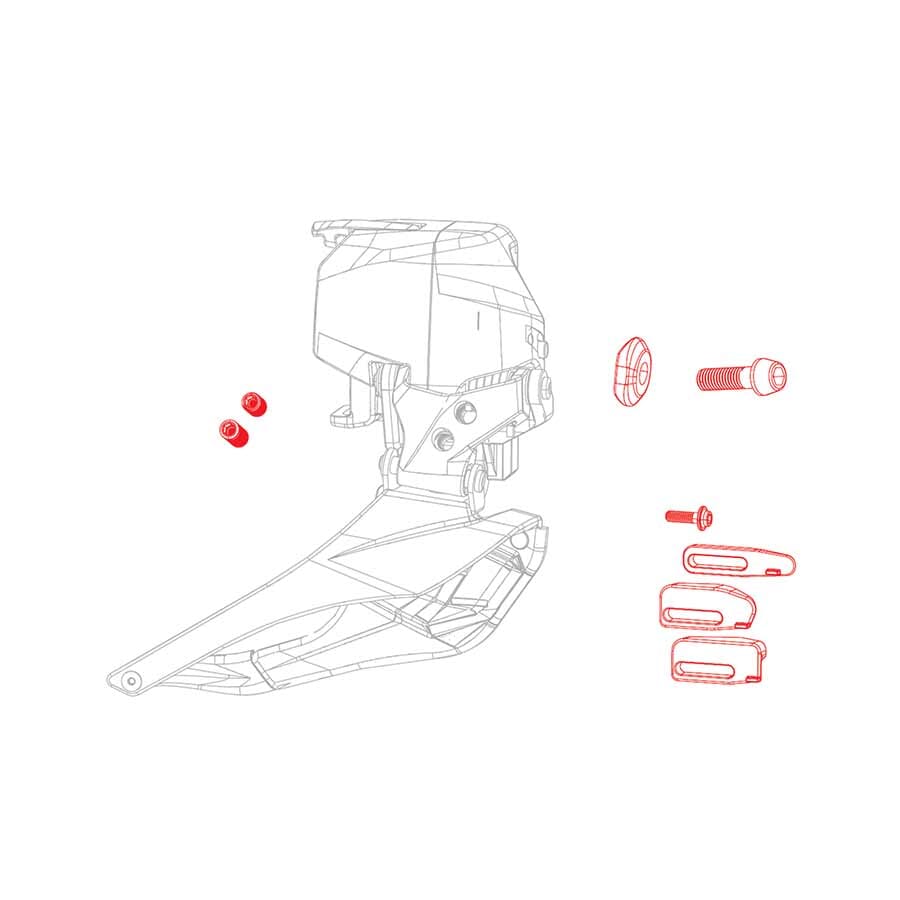 Sram - 11.7618.007.001, Petites pièces pour dérailleur avant Force eTap AXS velocartel