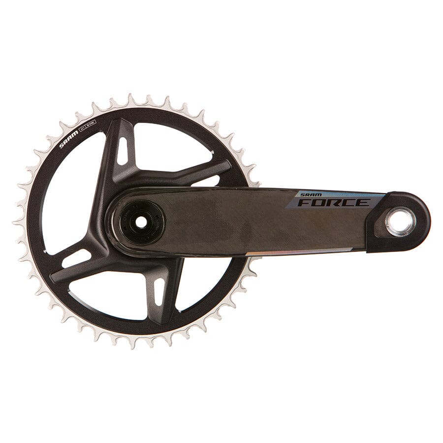 SRAM - Force 1x XPLR Powermeter E1, Pédalier à capteur de puissance, Vitesses: 12/13, Axe: 28.99mm, BCD: Direct Mount SRAM 8 Boulons, 42, DUB, 165mm, Noir, Route velocartel