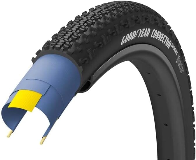 Goodyear Connector pneu, 700x40C, pliable, TR, Dynamic:A/T, Ultimate, 120TPI, noir sans emballage velocartel