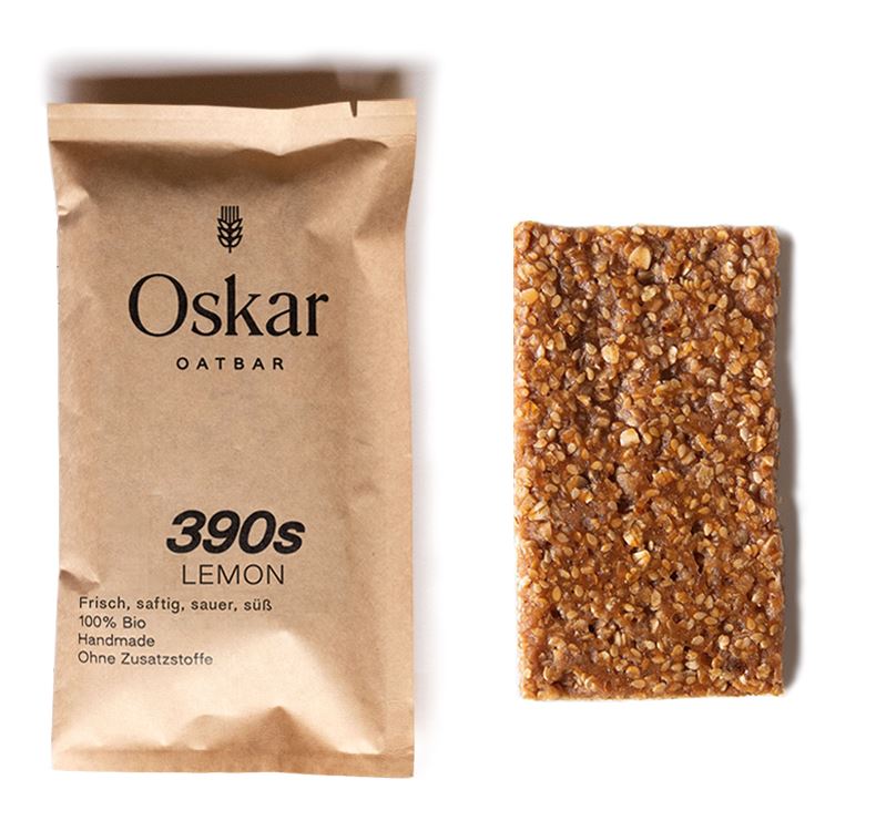 Oskar Oatbar - Barre à l'Avoine Endurance 390s Nutrition Oskar Oatbar Lemon