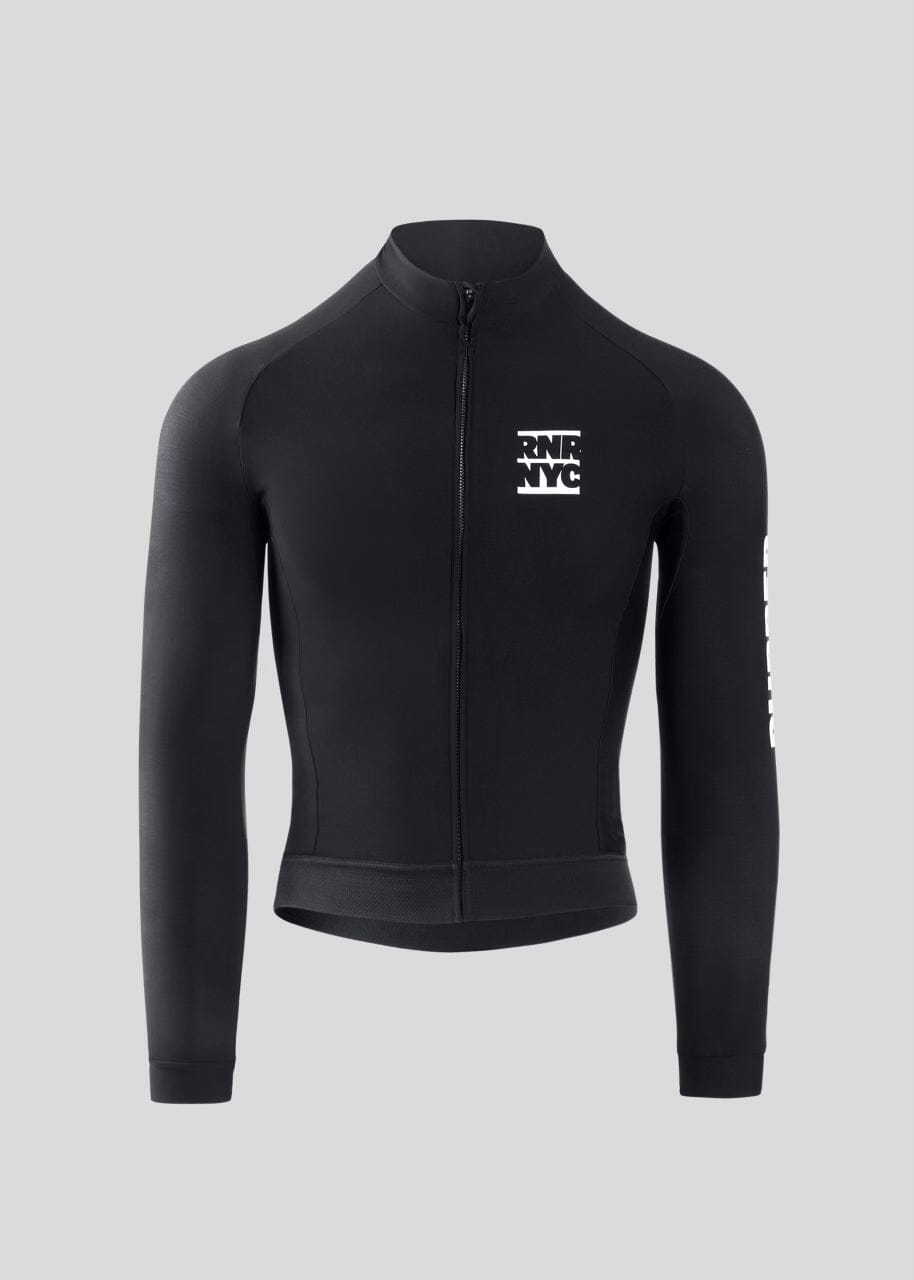 Rubber N' Road - Maillot long Reverb Maillots Longs Rubber N' Road Black S