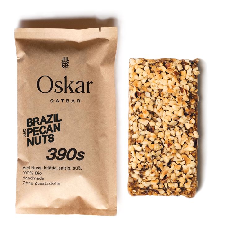 Oskar Oatbar - Barre à l'Avoine Endurance 390s Nutrition Oskar Oatbar Nuts