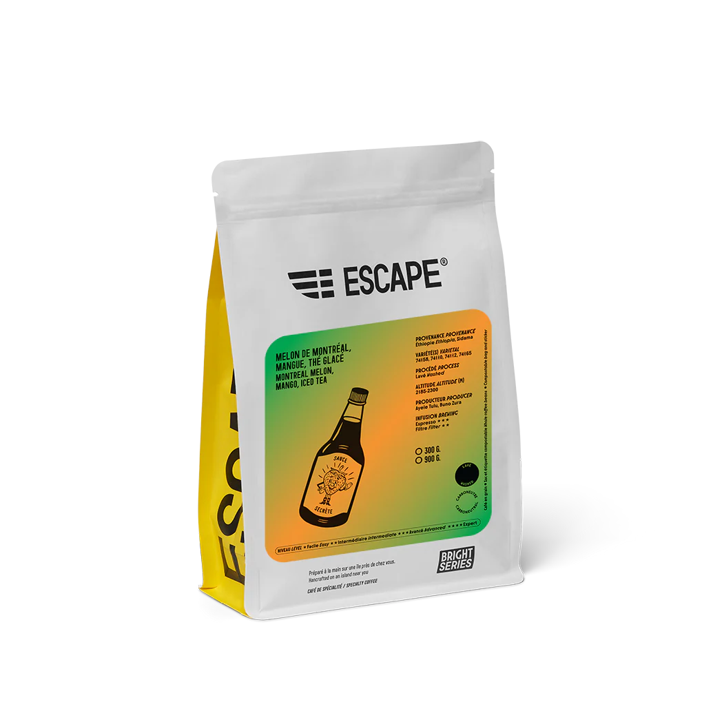 Escape - Sac de Café Café Escape Sauce Secrète Lavé