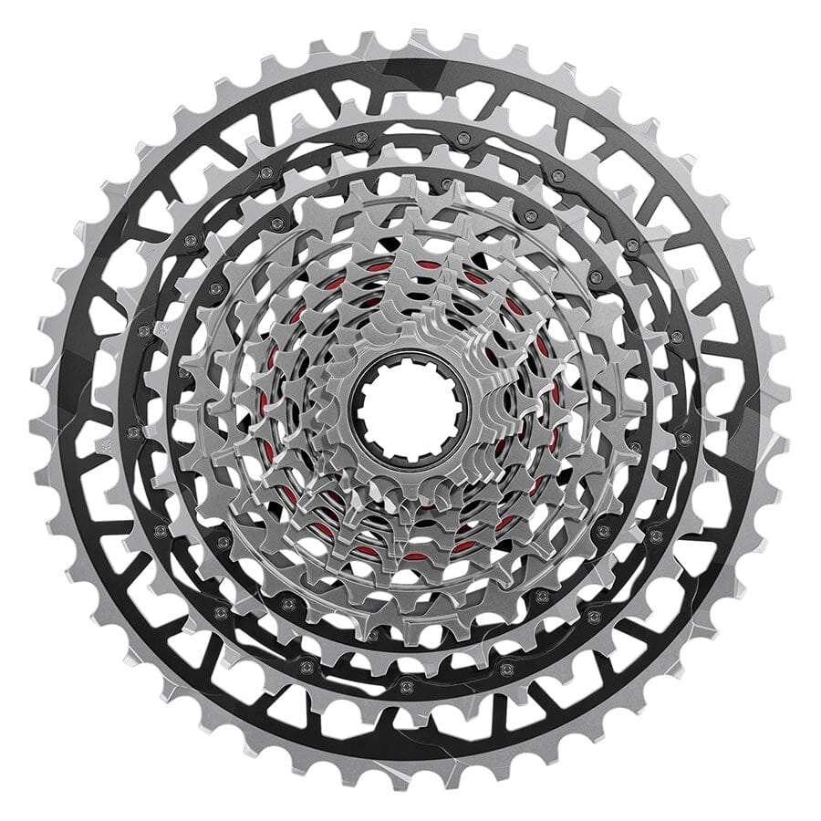 SRAM-XG-1391 XPLR E1, Cassette, Argent/Noir, Vitesses: 13, 10-46T, XD-R Cassettes SRAM