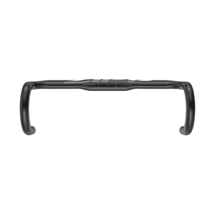 Zipp, Service Course SL-80 Ergo, Guidon de route, Diamètre: 31.8mm, 380mm, Hauteur: 125mm, Portée: 80mm, Noir velocartel
