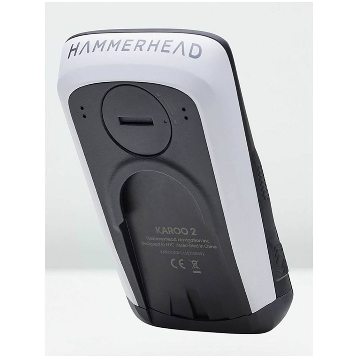 Hammerhead - Coquille Karoo 2 Couleur Personnalisée Cyclomètres GPS Hammerhead Blanc Argenté