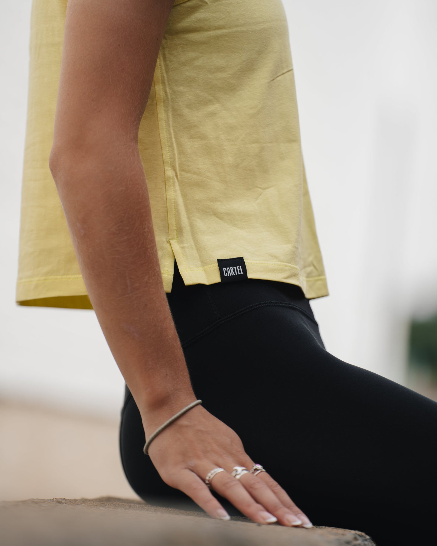 Vélo Cartel - Tank Top Femme Citron T-Shirts Vélo Cartel