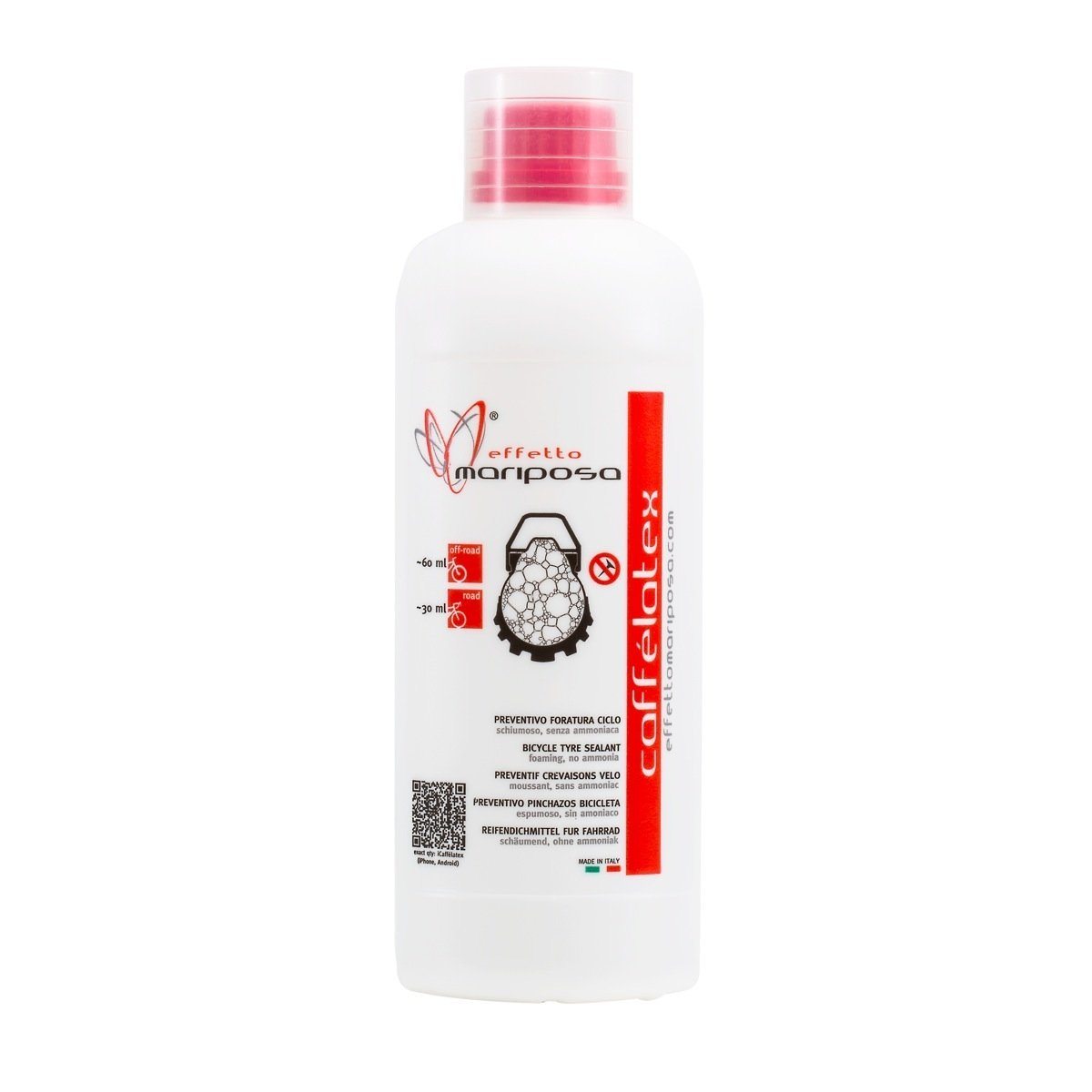 Scellant Caffélatex 250 ml. Scellant tubeless Effetto Mariposa 1L