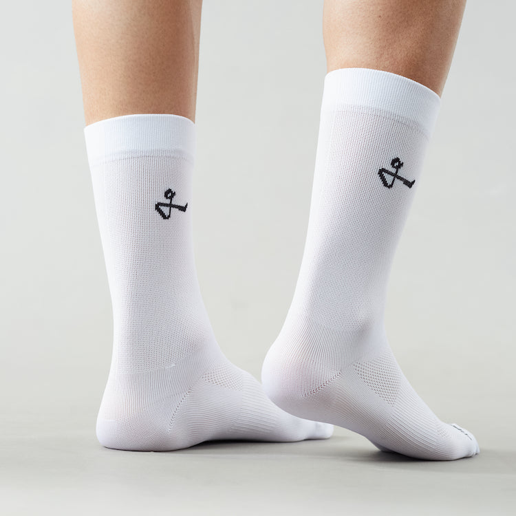 Givelo - Bas de Cyclisme G-Socks Bas Givelo Blanc