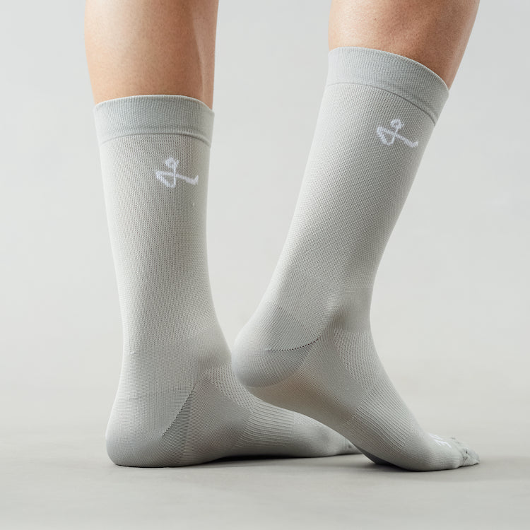 Givelo - Bas de Cyclisme G-Socks Bas Givelo Gris Pâle