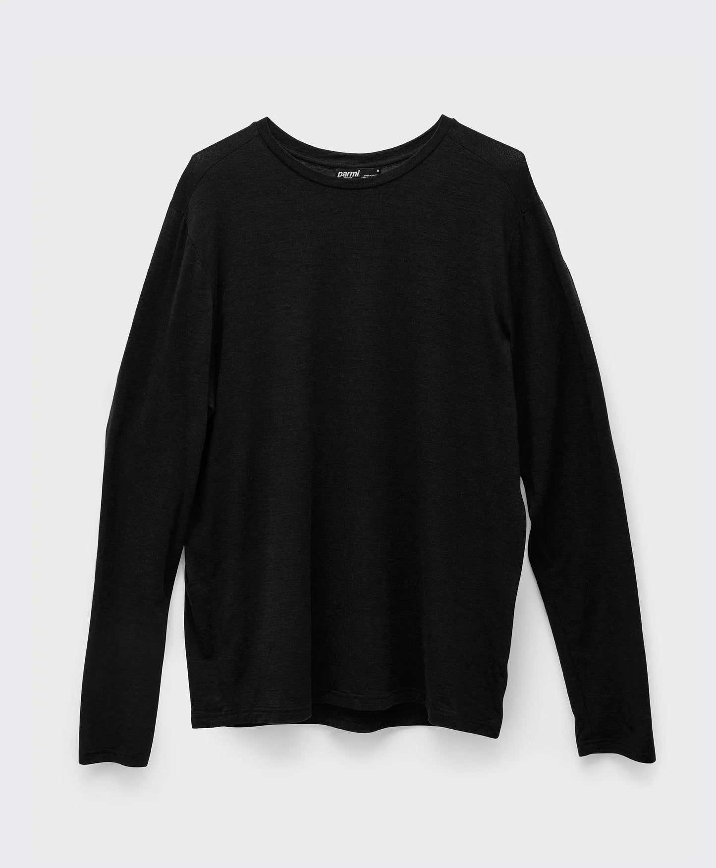 Parmi - T-shirt manches longues Merino Free Range - Homme T-Shirts Parmi S Black Beauty