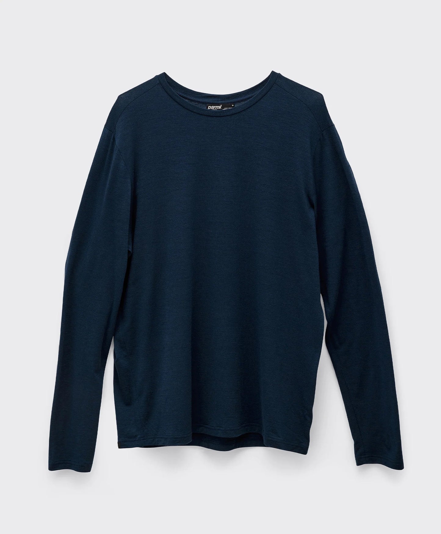 Parmi - T-shirt manches longues Merino Free Range - Homme T-Shirts Parmi S Bluebird