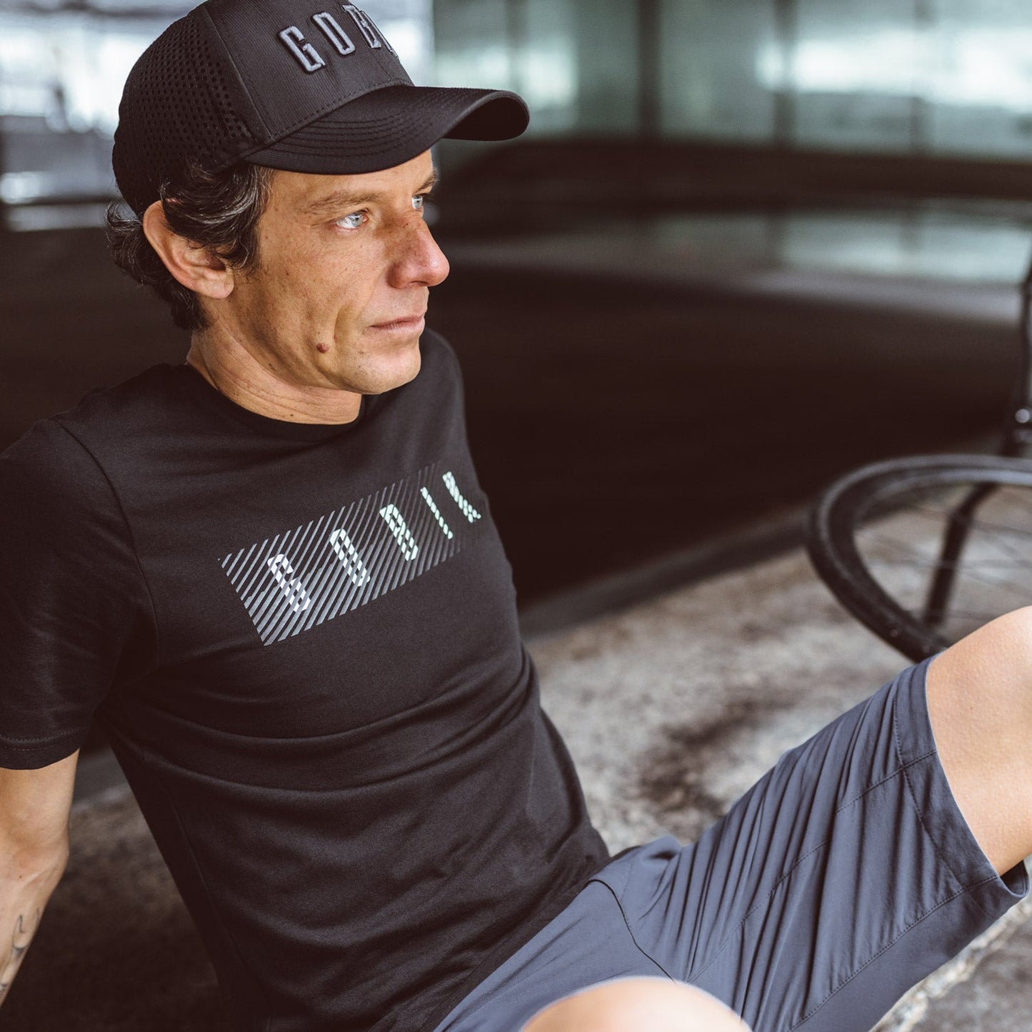 Gobik - T-Shirt After Ride Overlines Noir T-Shirts Gobik