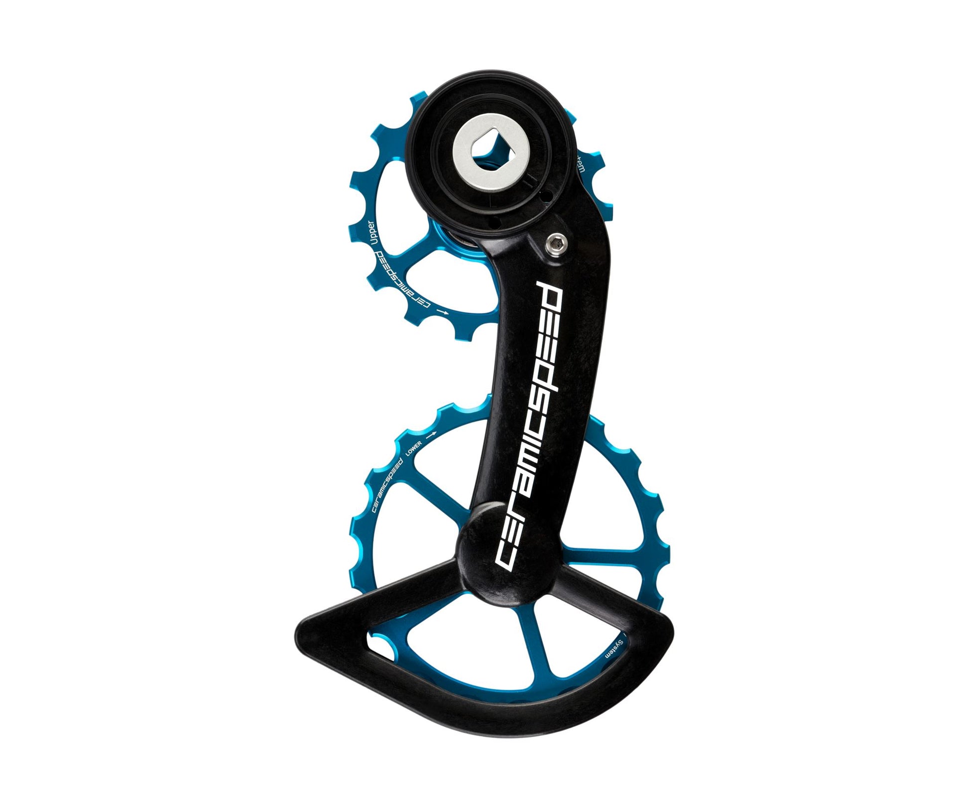 OSPW SRAM AXS RED/Force Standard Cage de dérailleur CeramicSpeed Bleu