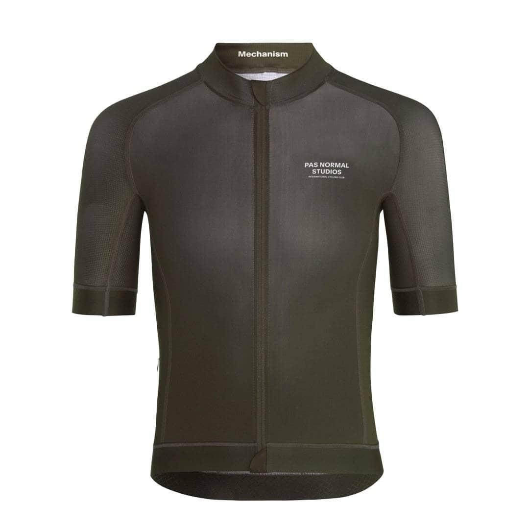 Pas Normal Studios - Maillot Mechanism Homme Maillots Pas Normal Studios Dark Olive S
