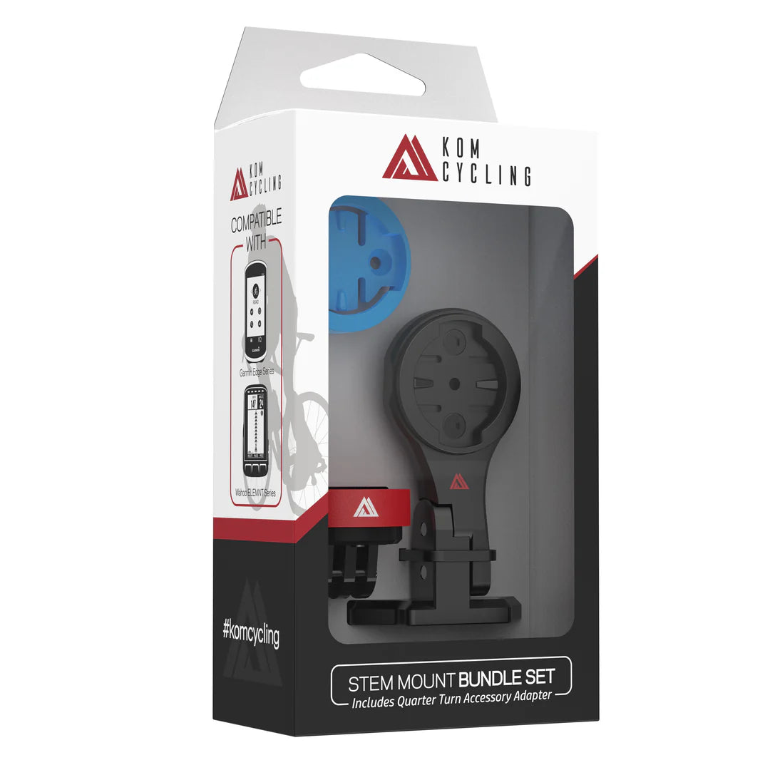 KOM CYCLING - Computer and Go pro (or light) holder Computer Mounts KOM CYCLING