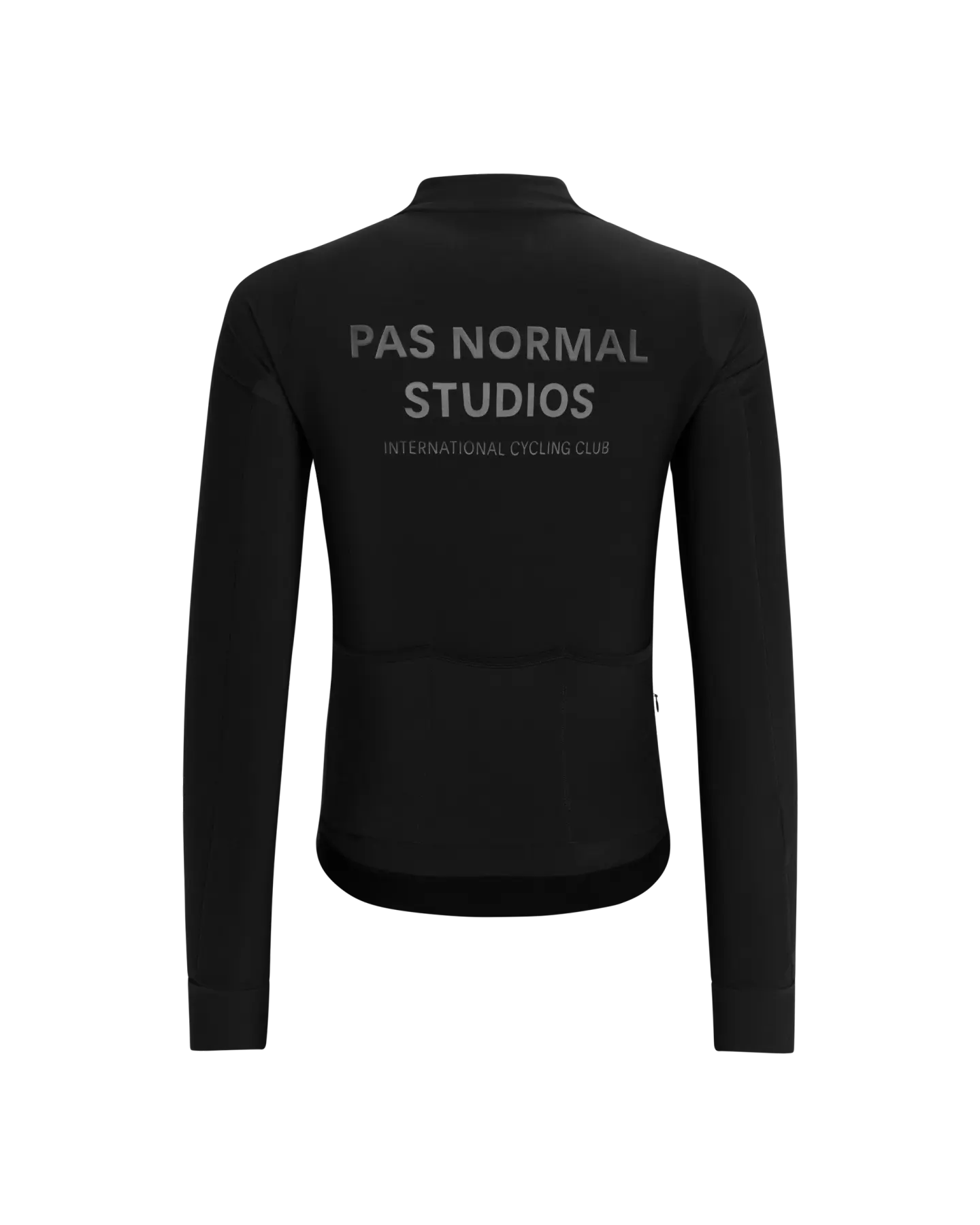 Pas Normal Studios - Jersey Mechanism Long Thermal Homme Noir Long Sleeve Jerseys Pas Normal Studios