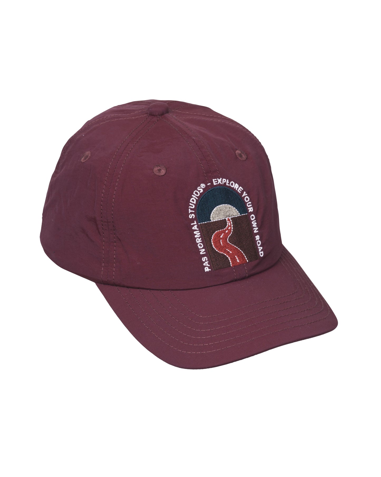 Pas Normal Studios - Off-Race Cotton Cap AW25 Casual Caps Pas Normal Studios Maroon S/M