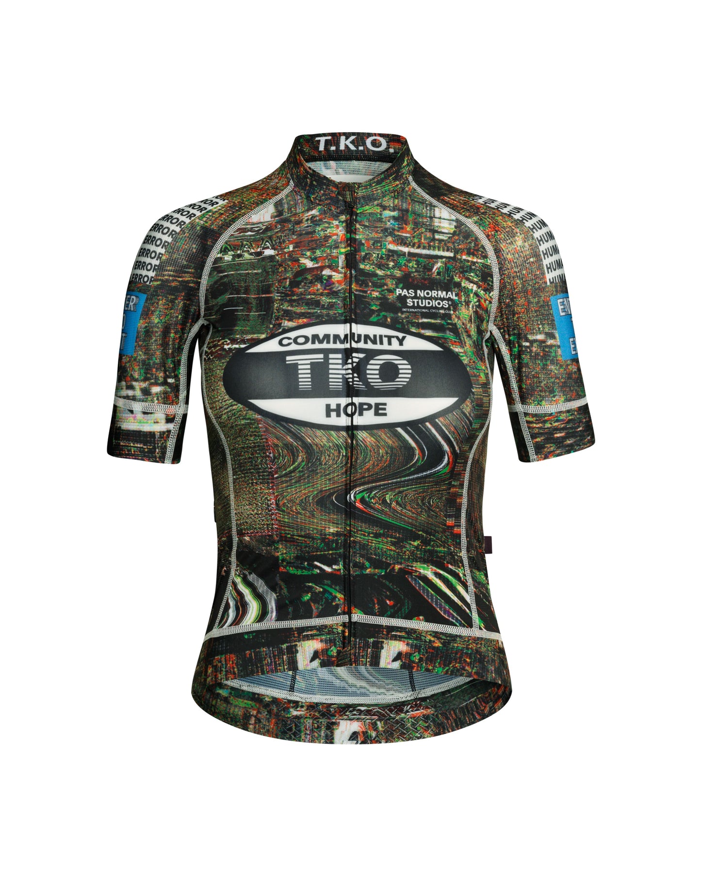 Pas Normal Studios - Jersey Mechanism T.K.O Women SS25 Maillots Pas Normal Studios XS Human Error Green