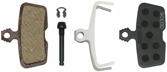 SRAM - Disc brake pads, Shape: SRAM Code 2011+, Silent organic, Large, Pair velocartel