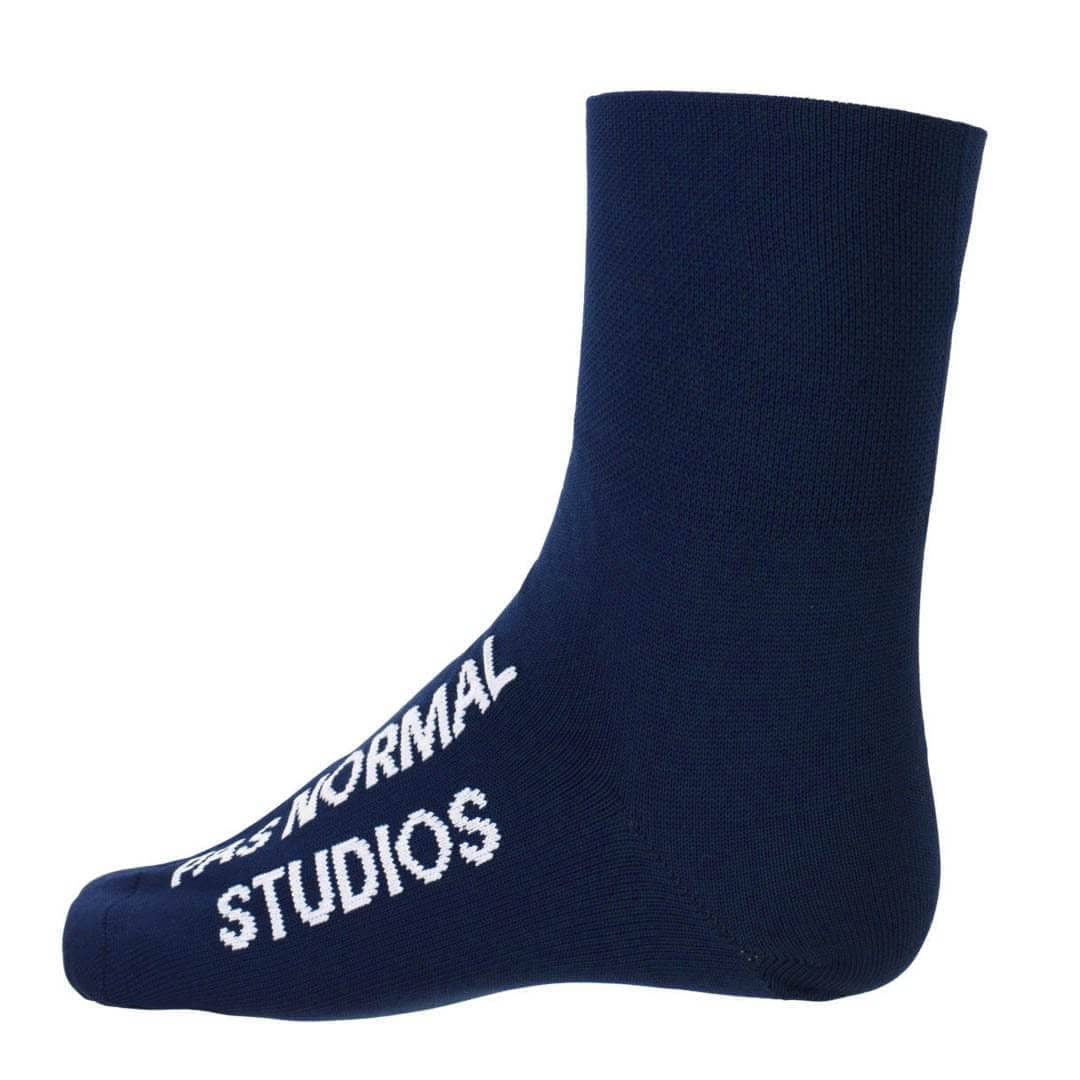 Pas Normal Studios - Warmers Logo Shoe Covers Pas Normal Studios S Navy