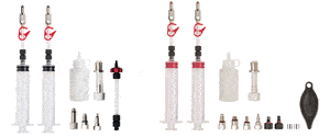 Professional purge kit with DOT fluid Jagwire tools