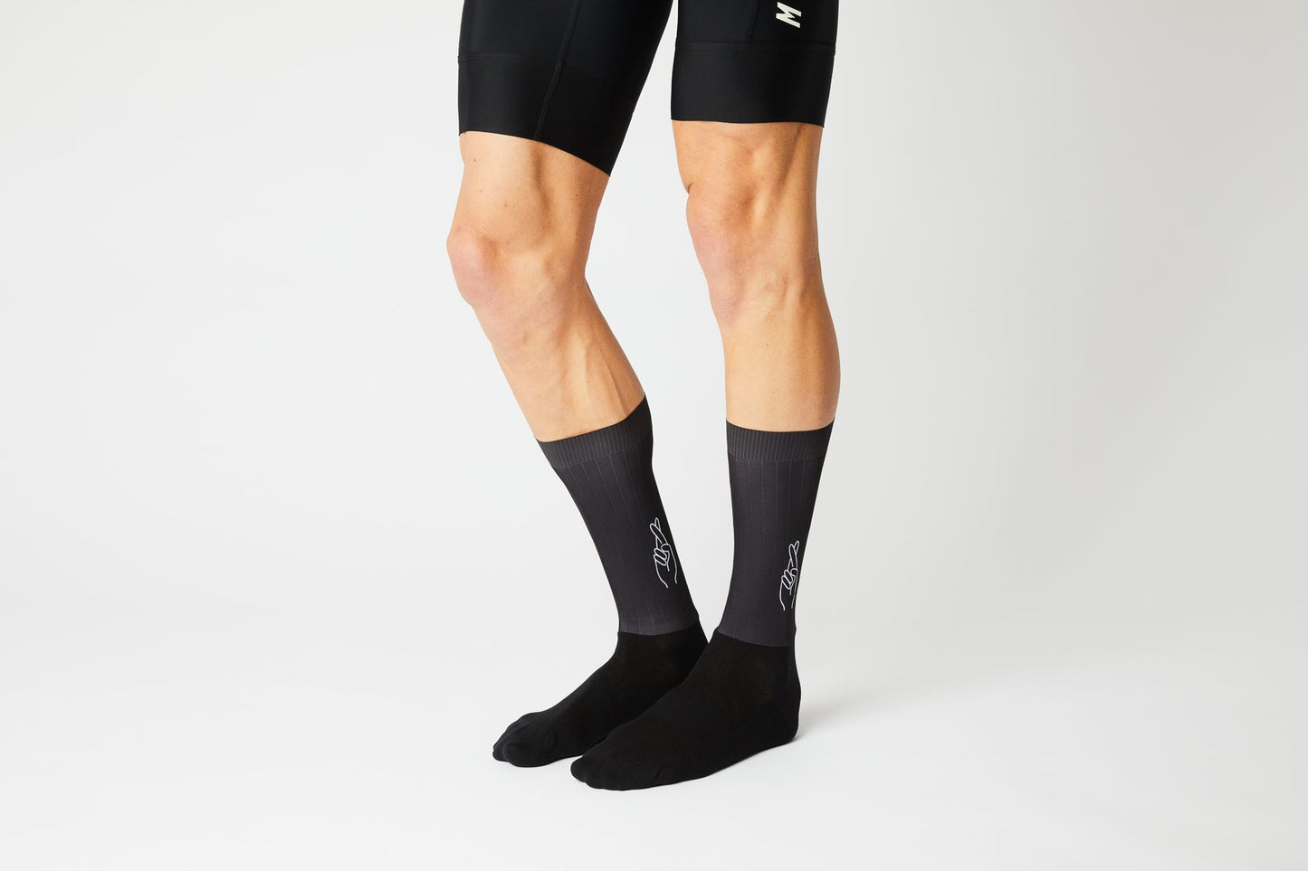 Fingerscrossed - Socks Aero Logo Black Socks Fingerscrossed
