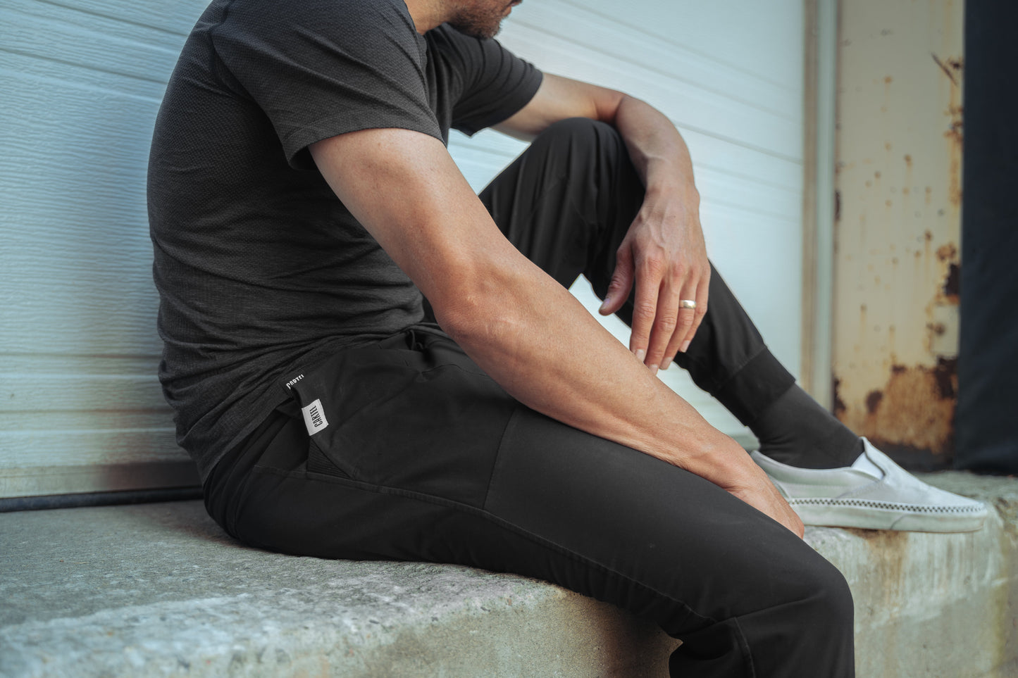 Vélo Cartel - Metal Vent Charcoal T-Shirts Vélo Cartel