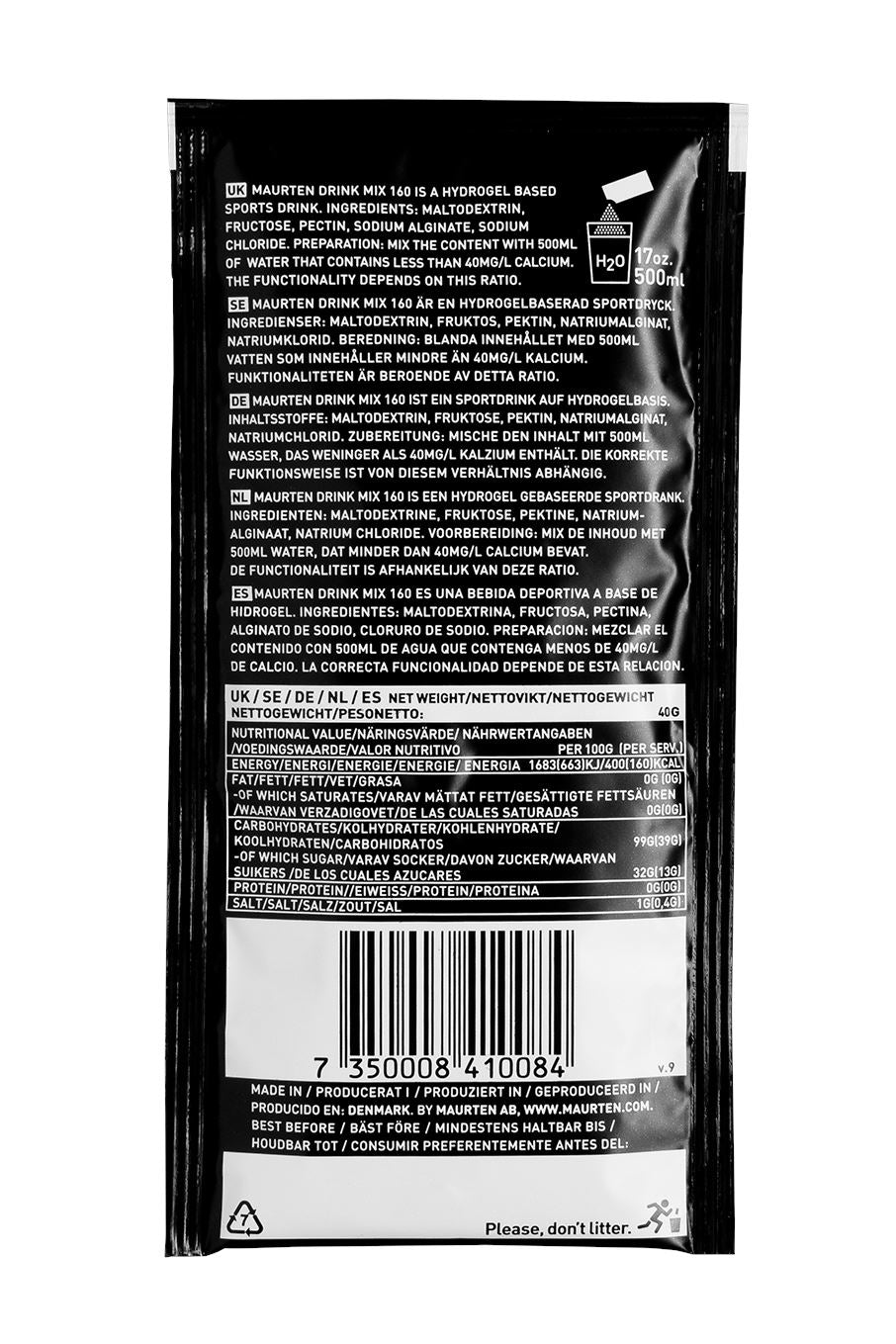 Drink Mix 160 Nutrition Maurten