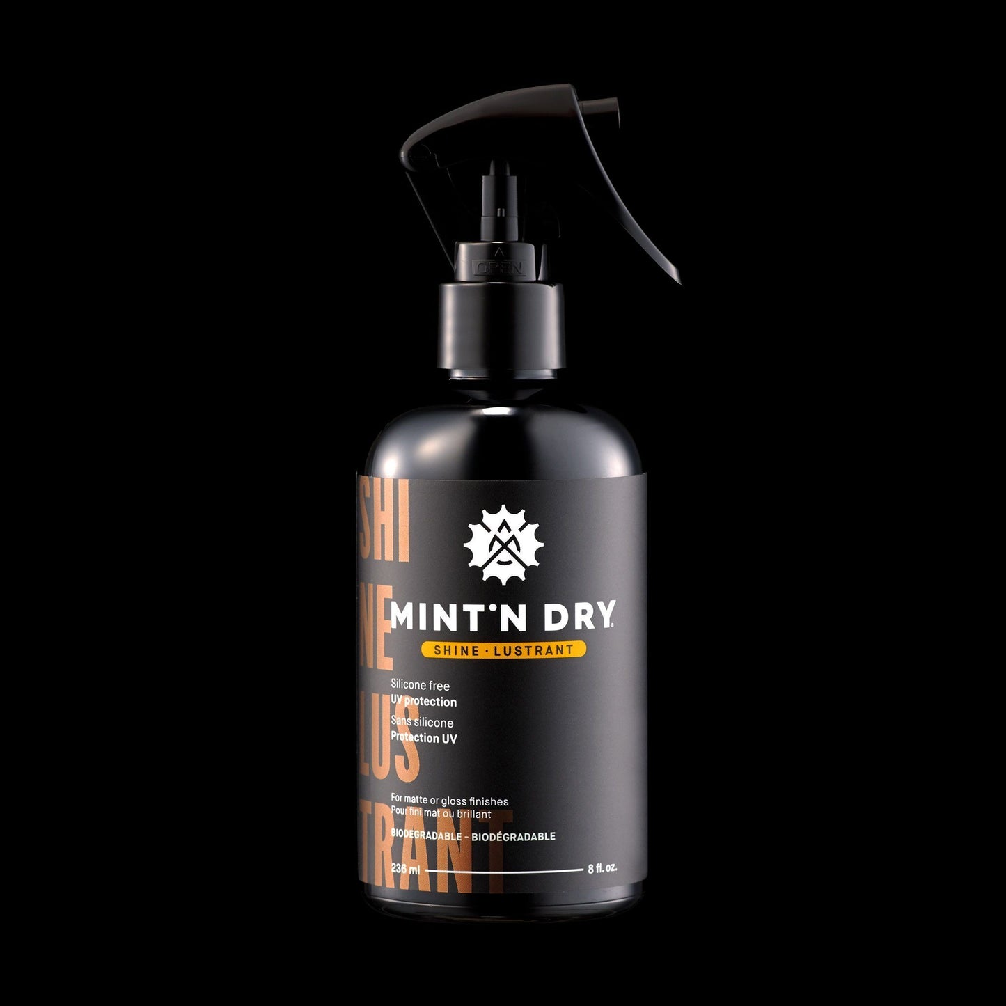 Silicone-free polish Mint'N Dry cleaners
