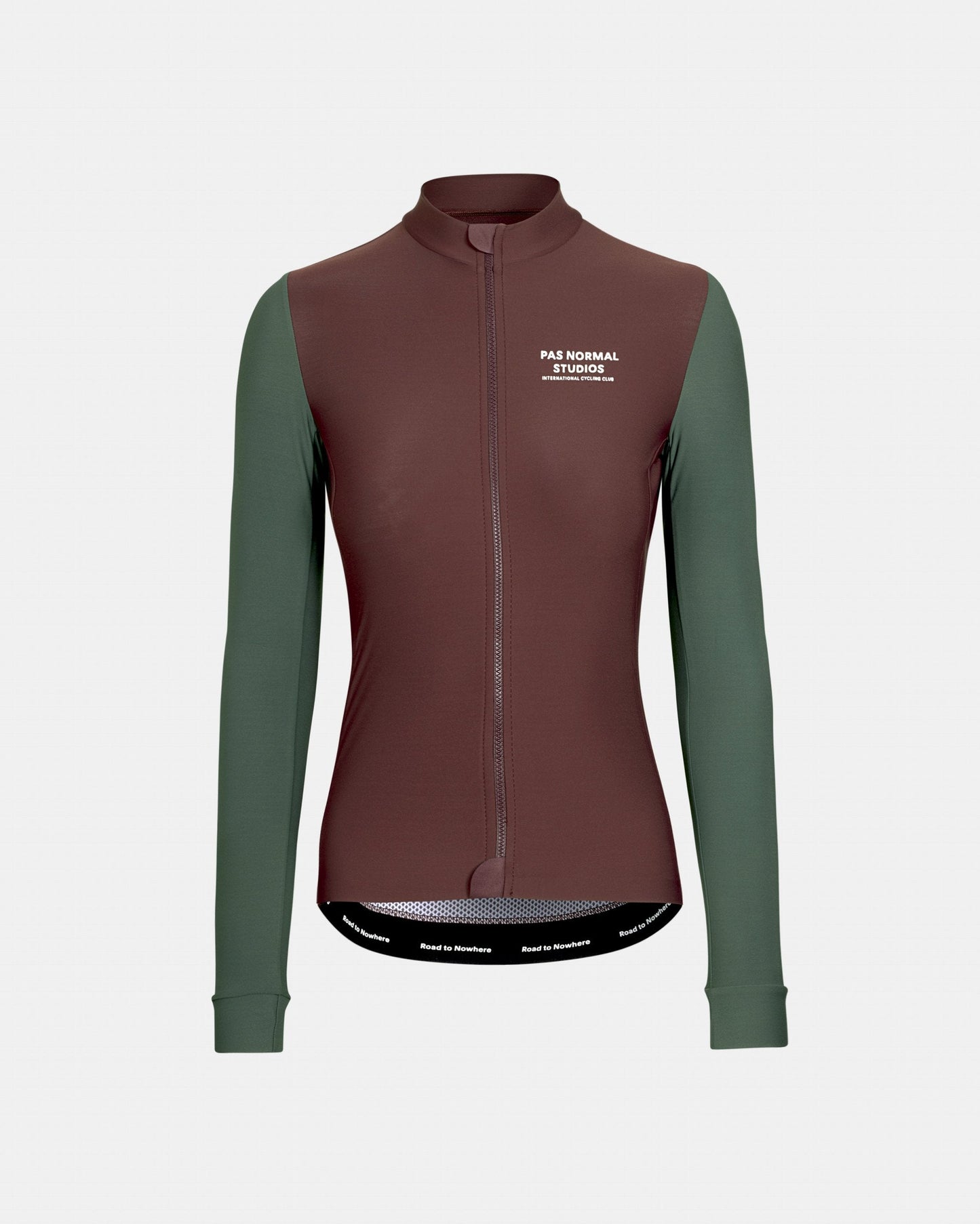 Pas Normal Studios - Jersey Long Mechanism Women Long Sleeve Jerseys Pas Normal Studios Burgundy XXS
