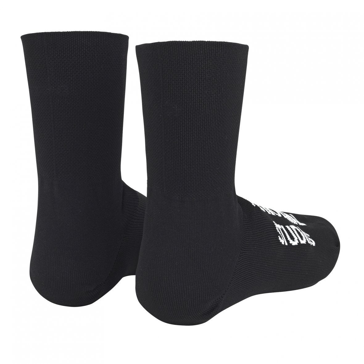 Warmers Black Logo Shoe Covers Pas Normal Studios