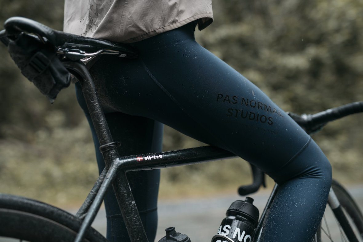 Long bike tights Pas Normal Studios Marine - velocartel