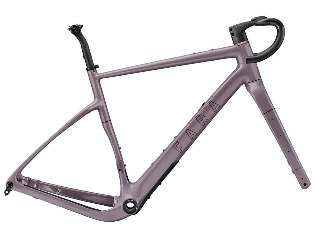 Fara - Frameset F/Gr4 Vélos de gravel Fara 49 Shade 360x80-90mm
