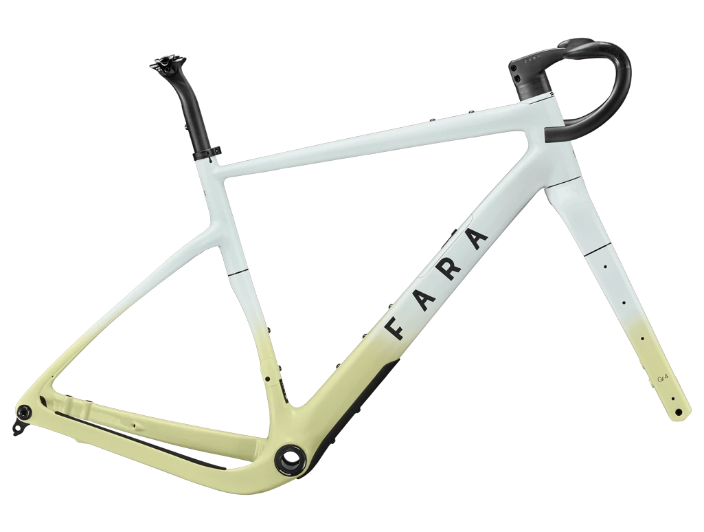 Fara - Frameset F/Gr4 Vélos de gravel Fara 49 Sunrise 360x80-90mm