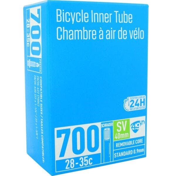 Standard Inner Tube - Schrader Valve 700 x 28-35 Inner Tube 49°n 