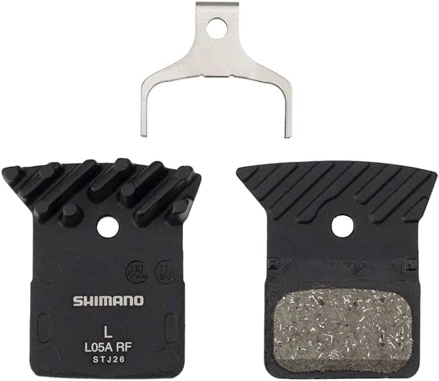 Disc Brake Pads L05A-RF RESIN PAD W/FIN & SPRING Plaquettes de frein Shimano 