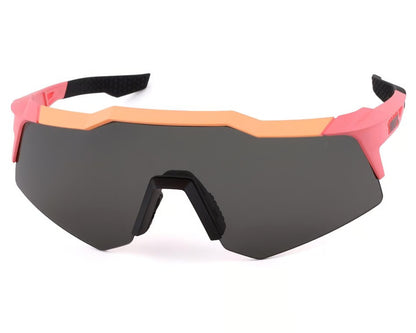 100% - Lunettes Speedcraft XS Matte Washed Out Pink - Smoke Lens Lunettes 100% 