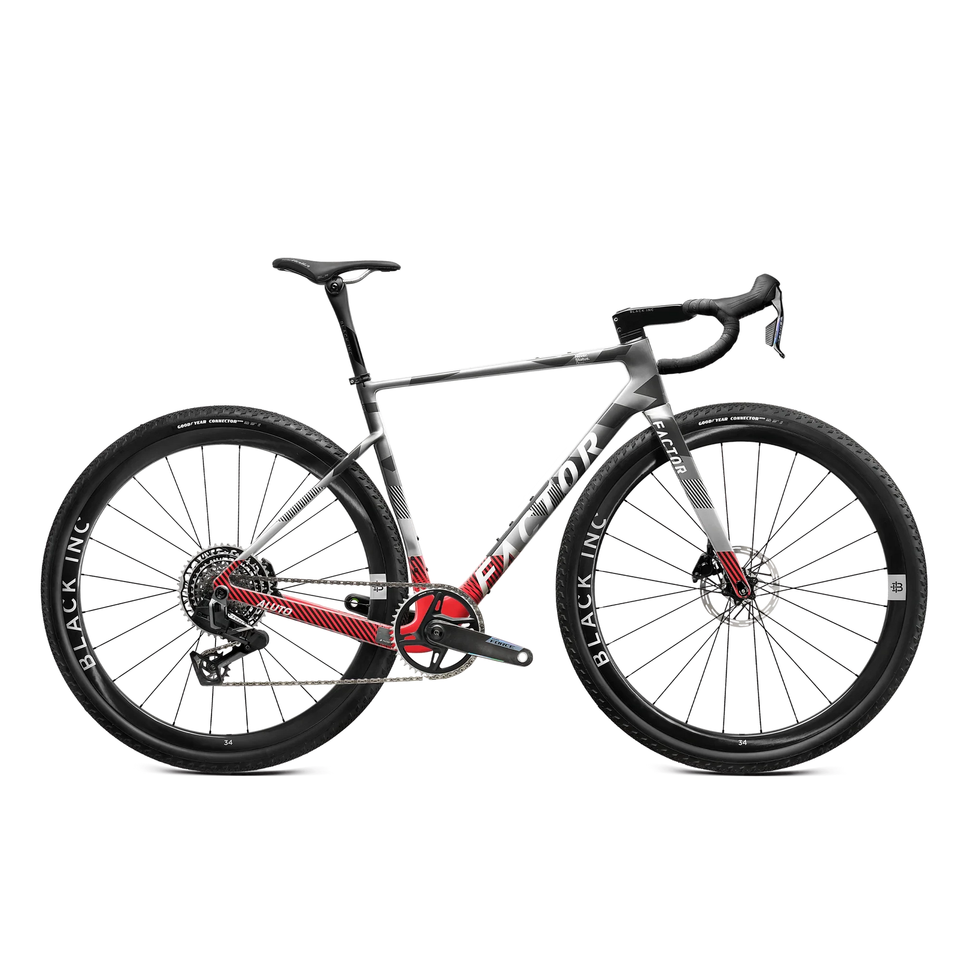 Factor - Aluto Complete Vélos de route Factor Quattro Grey SRAM Force avec Powermeter 52