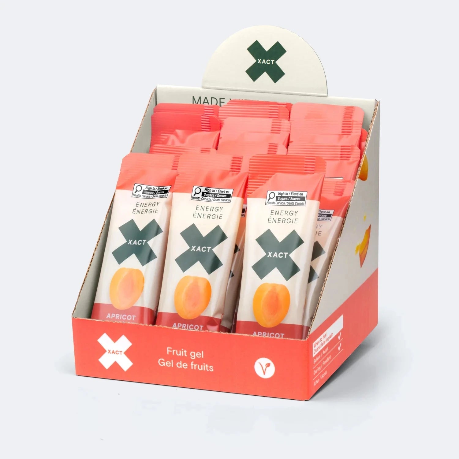 XACT Nutrition - Gels de fruits énergétiques Boîte de 24 Nutrition XACT Nutrition 