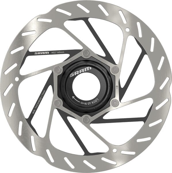 SRAM-DISQUE ARRONDI HS2 - CENTER LOCK 160 velocartel 
