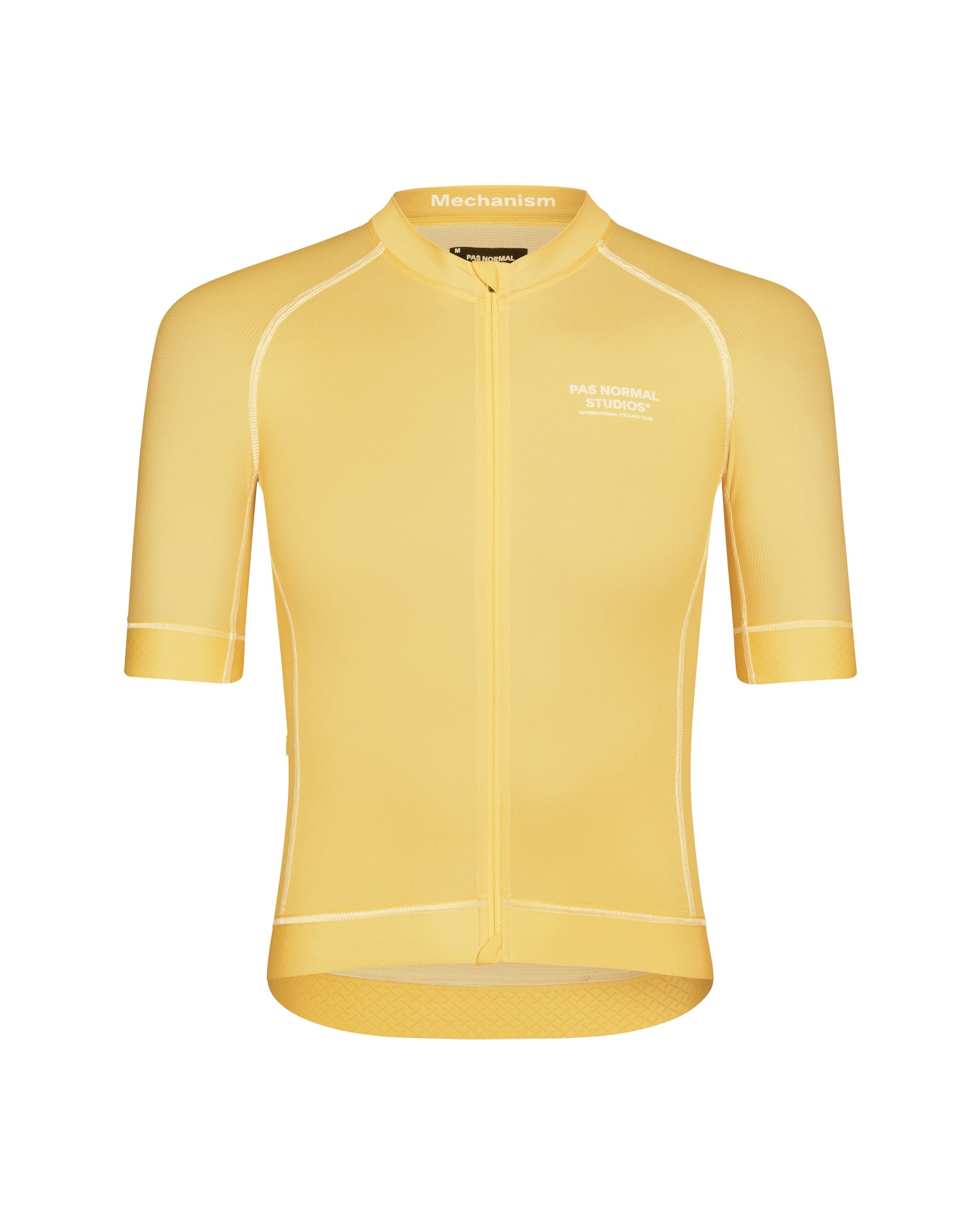 Pas Normal Studios - Maillot Mechanism Homme SS25 Maillots Pas Normal Studios Dusty Yellow XS 