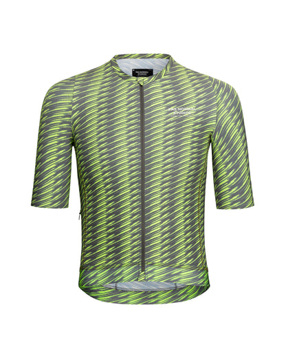 Pas Normal Studios Maillot Solitude Homme SS24 Maillots Pas Normal Studios S Dark Moss / Lime green 